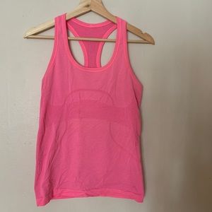 Lululemon Pink Razorback tank